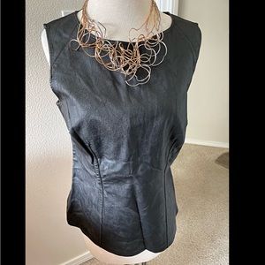 ❤️Stylish CAbi Fleather Tank ❤️